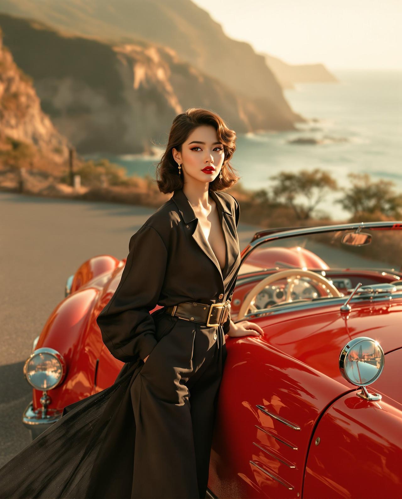 福利姬写真网红写真写真作品《复古跑车》