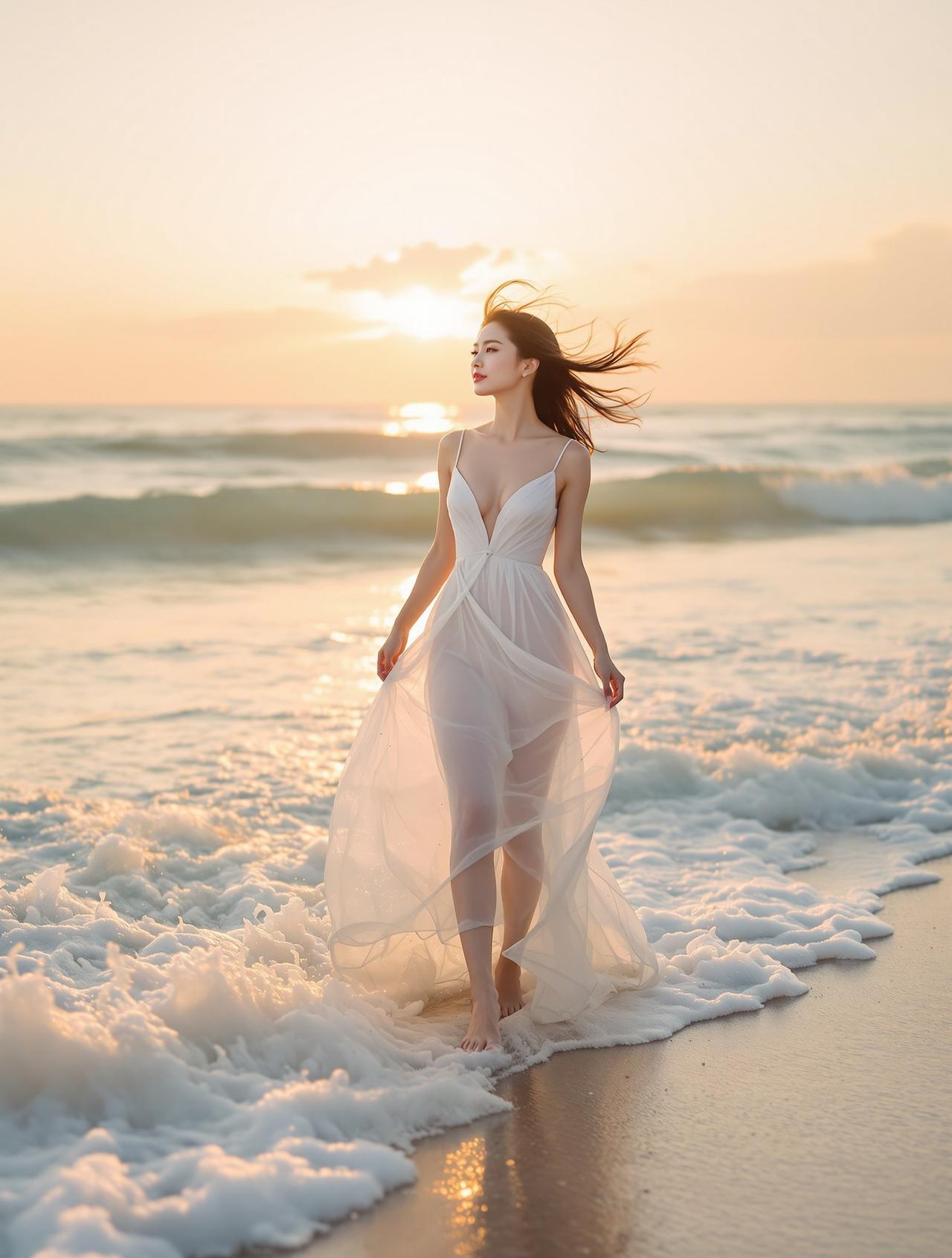 福利姬写真纯欲写真作品《海边日记》